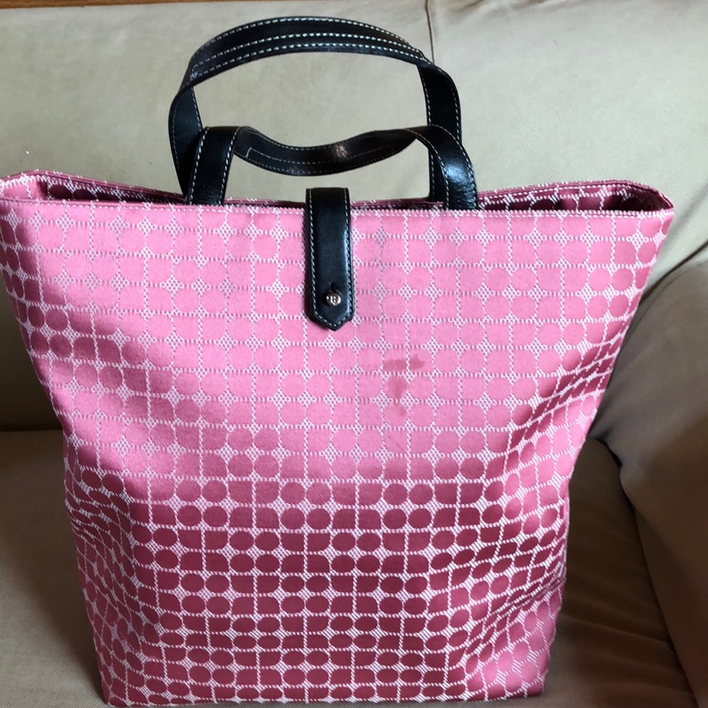 Kate Spade pink patterned tote